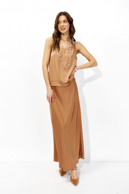 Юбка 4339 (коричневый)