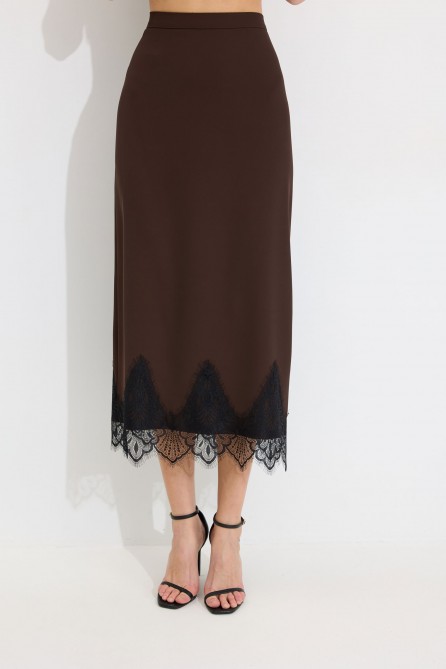 Юбка 4301 (коричневый)