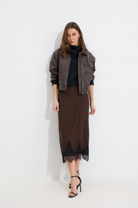 Юбка 4301 (коричневый)