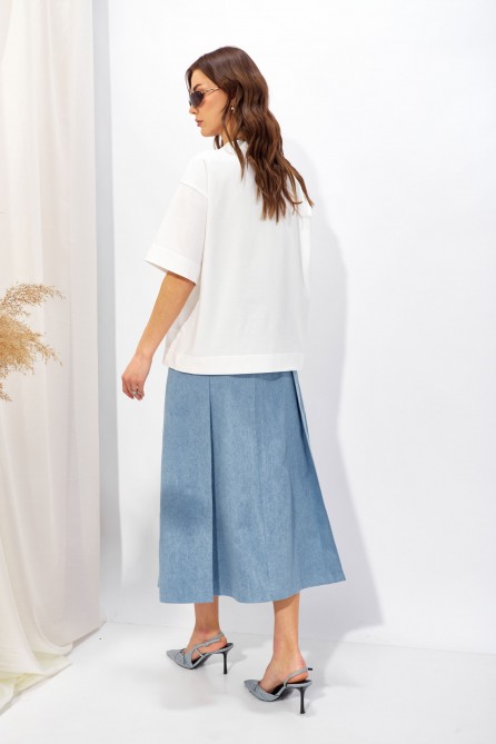 Джемпер 4341 (молоко +цвет)