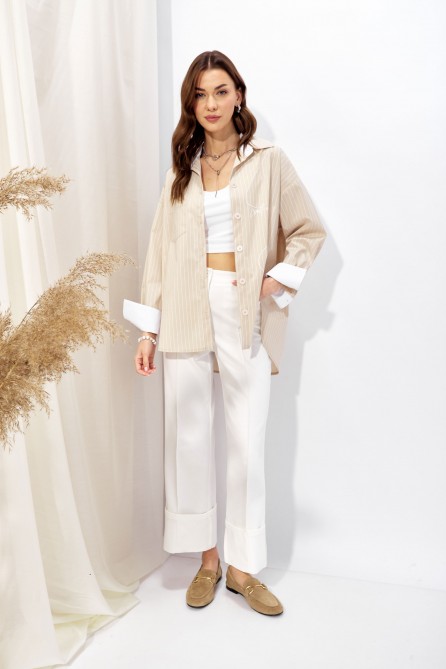 Блуза 4352 (бежевый)