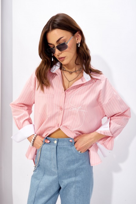 Блуза 4352 (розовый)