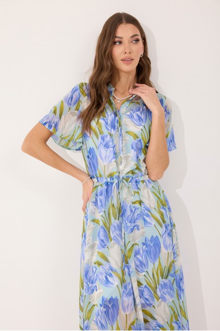 Платье 4062 (голубой)