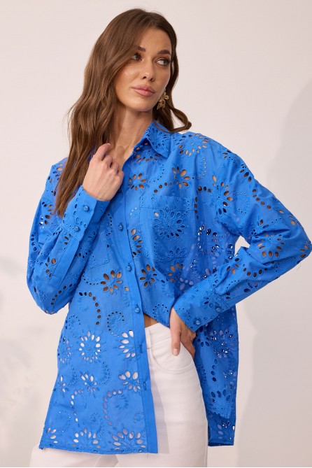 Блузка 4050 (василек)