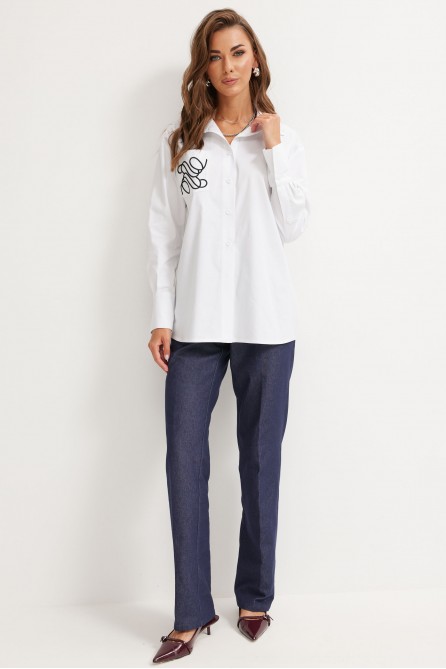 Блузка 4164 (белый) 