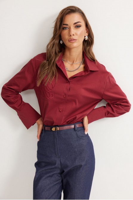 Блузка 4164 (бордо)