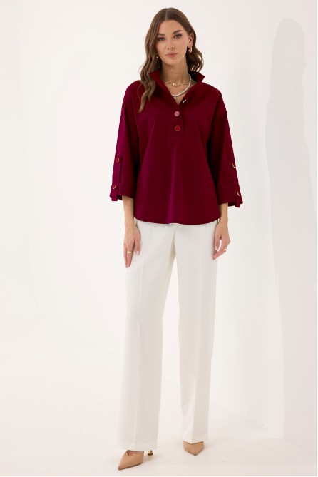 Блузка 4081 (бордо)