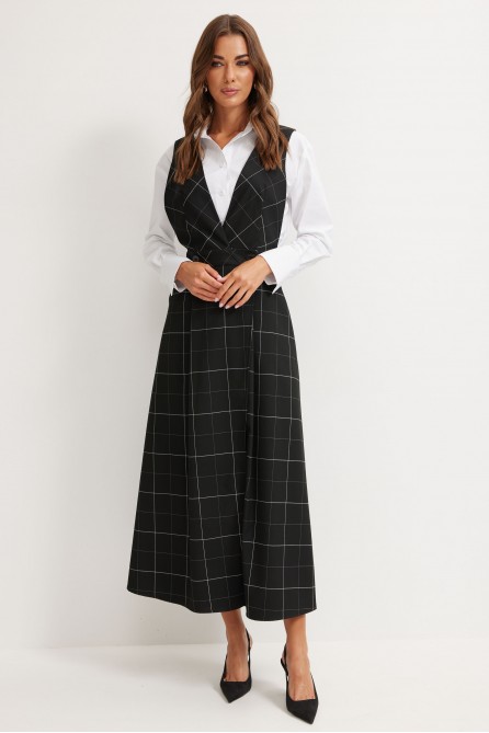 Сарафан 4158 (клетка)