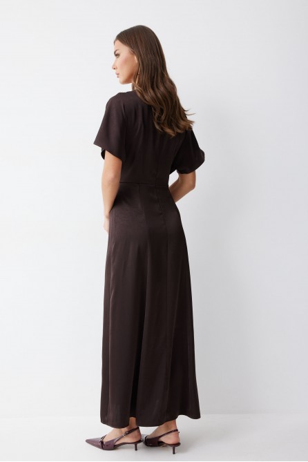 Платье 4210 (коричневый)