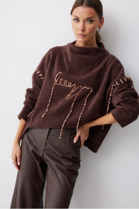 Джемпер 4242 (коричневый)