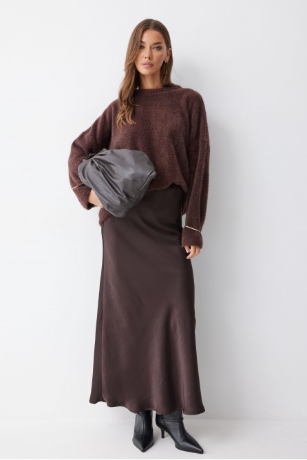 Юбка 4238 (коричневый)