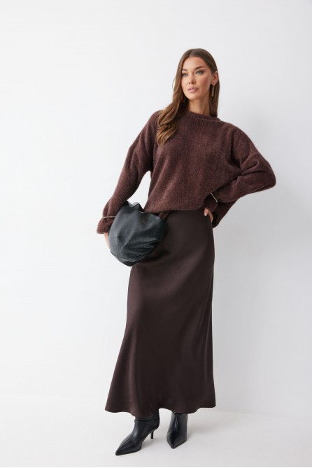 Юбка 4238 (коричневый)
