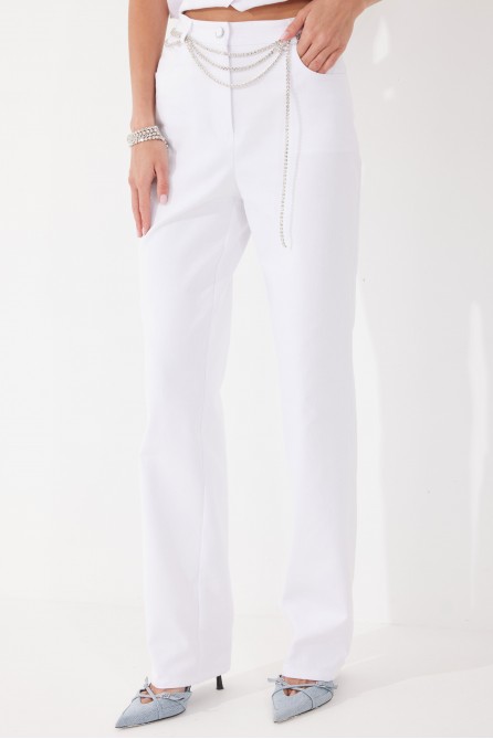 Брюки 4055 (белый)   